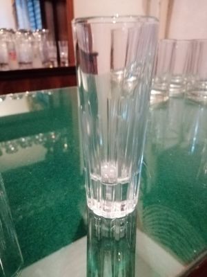 Hielera De Cristal Con 5 Vasos Tequileros Precio 275 Foto3